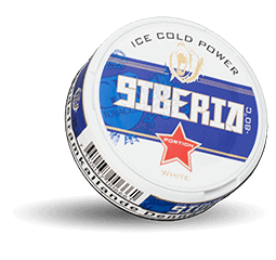 Siberia Blue Ice Cold White Strong Snus Portion