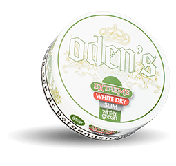 Odens Slim Wintergreen Extreme White Dry Snus Portion
