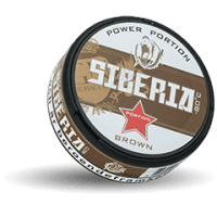Siberia Brown Extremely Strong Snus Portion