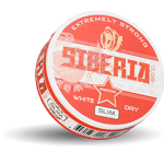 Siberia Slim Extremely Strong White Dry Portion Snus