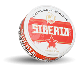 Siberia Snus White Dry Extremely Strong Portion