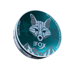 white fox double mint slim nicotine pouches