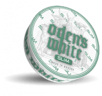 Odens Double mint slim white portion swedish snus online shop