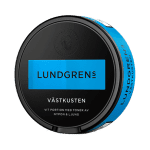 1402L - Lundgrens Västkusten Portion Snus - white portion/heather and rose hips flavor