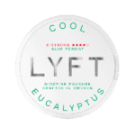 Lyft Cool Eucalyptus x-strong slim pouches tobacco free