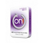 On! Licorice 3mg Nicotine Pouches