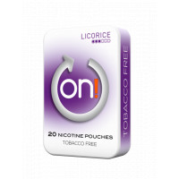 On! Licorice 3Mg All White Nicotine Pouches
