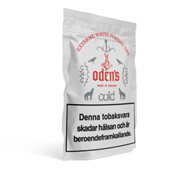 soft pack odens cold extreme white dry snus