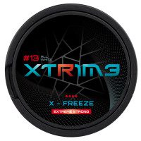 xtrime x freeze extreme strong nicotine pouches