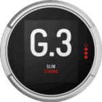 G3 Original slim strong swedish snus portion