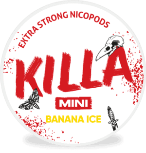 killa mini banana ice nicotine pouches