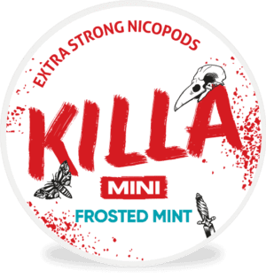 killa mini frosted mint nicotine pouches