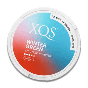 xqs wintergreen strong nicotine pouches