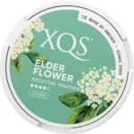 xqs elderflower strong nicotine pouches