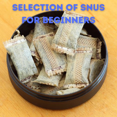 selection of snus for beginners