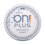 on! PLUS Smooth Mint Regular Nicotine Pouches