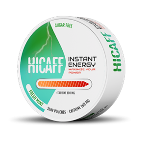 Hicaff Fresh Mint Slim Energy Pouches