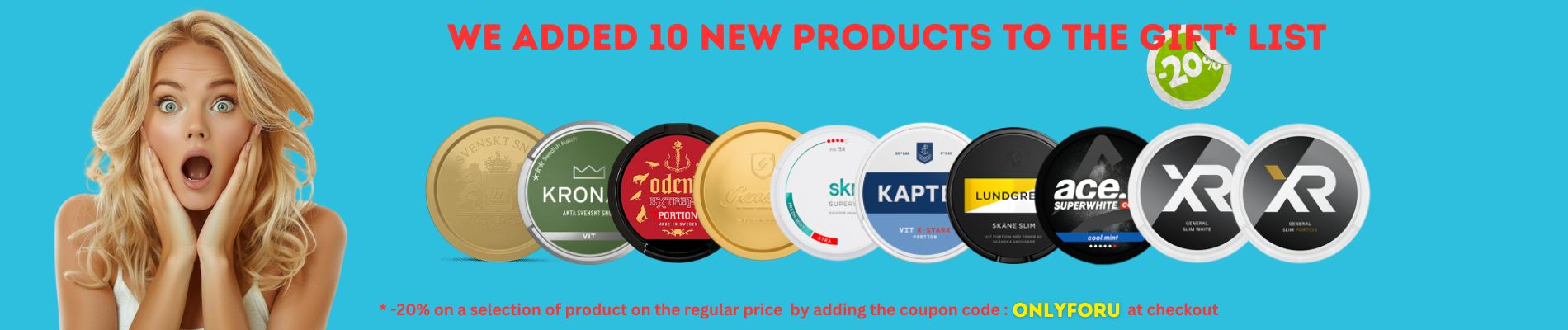 Special Offer Snus Nicotine Pouches
