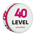 LEVEL LEVEL 40 Wild Berries Slim Nicotine Pouches – nicotine pouches